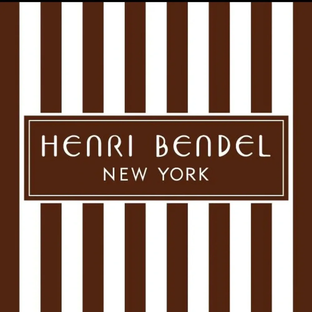 Henri Bendel 100% Silk Scarf. Multi Color Ranging Royal Blue/Navy to Brown